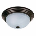 Designers Fountain 14in Medium 2-Light Oil Rubbed Bronze Ceiling Light Flush Mount 1257M-ORB-AL